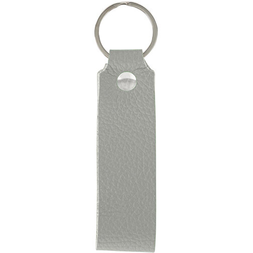 Schlüsselanhänger , grau, Donato Rindleder, 12,50cm x 3,00cm (Länge x Breite), Bild 1
