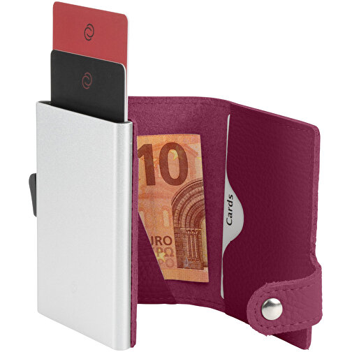 C-Secure RFID Börse , fuchsia, Donato Rindleder, 10,00cm x 6,50cm (Länge x Breite), Bild 1