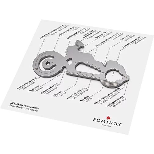 Set de cadeaux / articles cadeaux : ROMINOX® Key Tool Motorbike (21 functions) emballage à motif V, Image 3