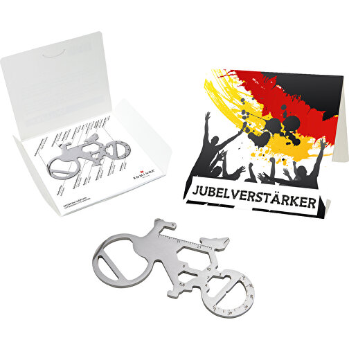 Set de cadeaux / articles cadeaux : ROMINOX® Key Tool Bicycle (19 functions) emballage à motif Fan, Image 1