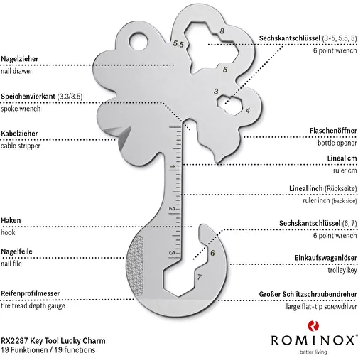 Set de cadeaux / articles cadeaux : ROMINOX® Key Tool Lucky Charm (19 functions) emballage à motif, Image 9