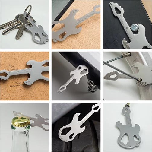 Set de cadeaux / articles cadeaux : ROMINOX® Key Tool Guitar (19 functions) emballage à motif Outi, Image 5