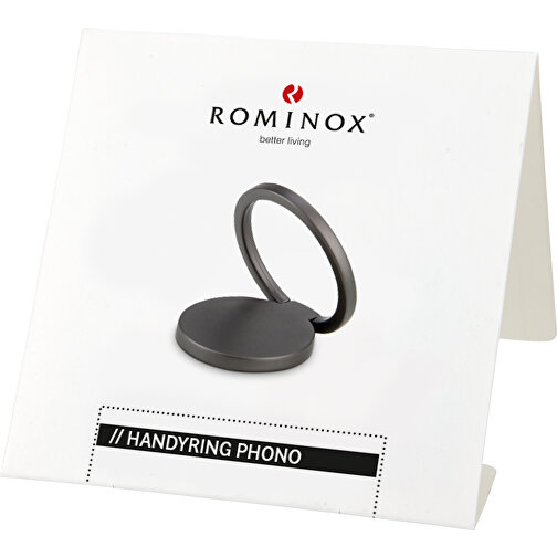 ROMINOX® Handy Ring // Phono 3in1 , Metall, 3,10cm x 0,25cm x 3,10cm (Länge x Höhe x Breite), Bild 7