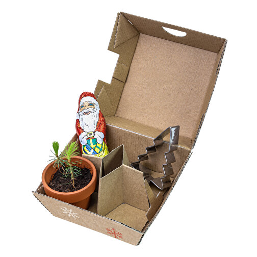 Coffret cadeau de Noël - Pots en argile, moules à pâtisserie en chocolat Père Noël et sapin de , Image 1