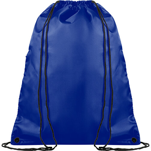 Full Color Beutel Mit Kordelzug Mit Reißverschluss , navy blau, Polyester, 45,00cm x 35,00cm (Höhe x Breite), Bild 4