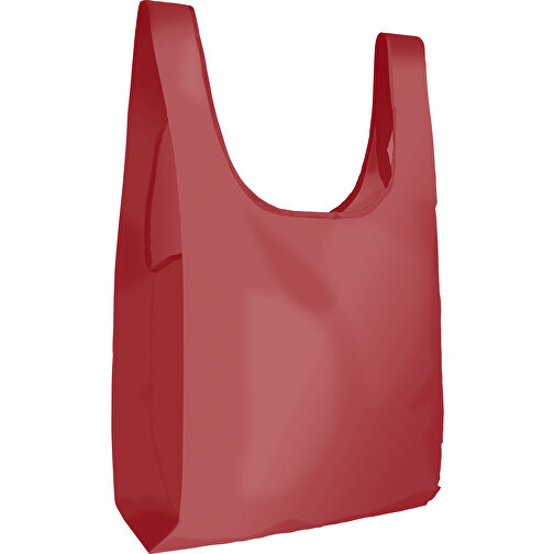 Full Color Faltbare Einkaufstasche Mit Innenfach , dunkelrot, Polyester, 63,00cm x 41,00cm (Höhe x Breite), Bild 1