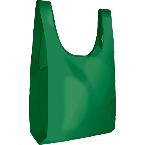 Full Color Faltbare Einkaufstasche Mit Innenfach , grün, Polyester, 63,00cm x 41,00cm (Höhe x Breite), Bild 1