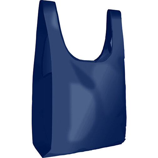 Full Color Faltbare Einkaufstasche Mit Innenfach , navy blau, Polyester, 63,00cm x 41,00cm (Höhe x Breite), Bild 1