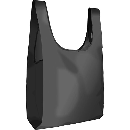 Full Color Faltbare Einkaufstasche Mit Innenfach , schwarz, Polyester, 63,00cm x 41,00cm (Höhe x Breite), Bild 1