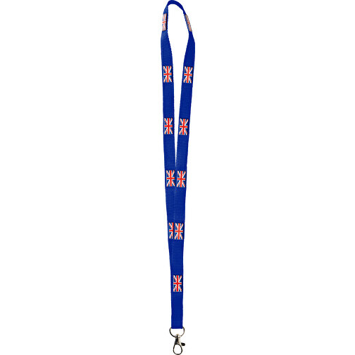 Polyester Lanyard 3D Druck, 20 Mm , dunkelblau, Polyester, 90,00cm x 2,00cm (Länge x Breite), Bild 1