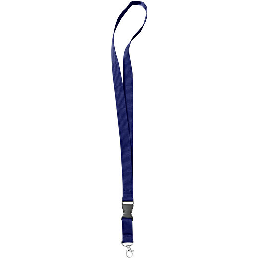 10 Mm Lanyard , royalblau, Polyester, 92,00cm x 1,00cm (Länge x Breite), Bild 1