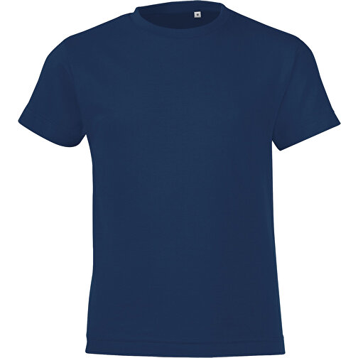 T-Shirt - Regent Fit Kids , Sol´s, französische navy, Baumwolle, L, 96,00cm x 104,00cm (Länge x Breite), Bild 1