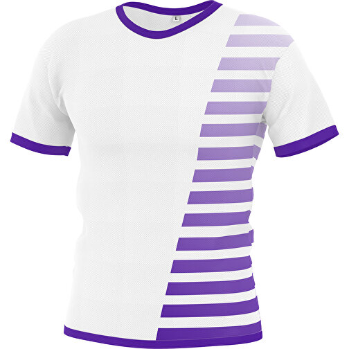 Regular T-Shirt Individuell - Vollflächiger Druck , violet, Polyester, XL, 76,00cm x 120,00cm (Länge x Breite), Bild 1