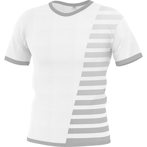 Regular T-Shirt Individuell - Vollflächiger Druck , hellgrau, Polyester, S, 68,00cm x 96,00cm (Länge x Breite), Bild 1