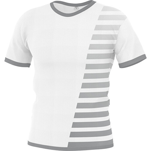 Regular T-Shirt Individuell - Vollflächiger Druck , silber, Polyester, L, 73,00cm x 112,00cm (Länge x Breite), Bild 1