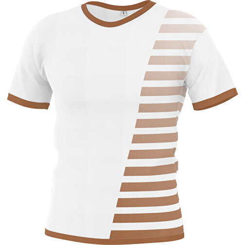 Regular T-Shirt Individuell - Vollflächiger Druck , braun, Polyester, M, 70,00cm x 104,00cm (Länge x Breite), Bild 1