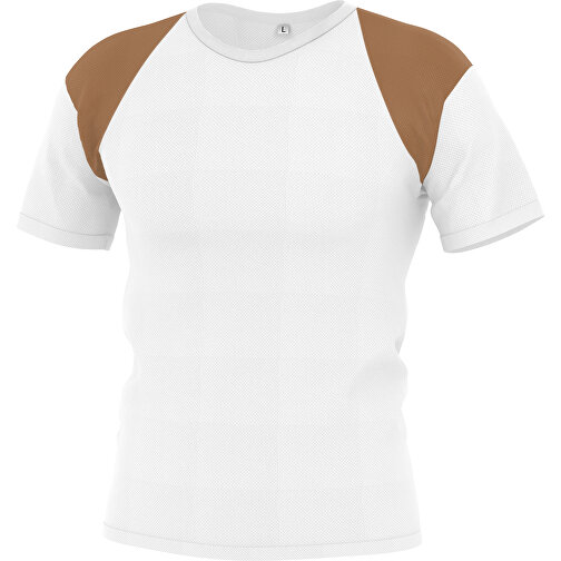 Regular T-Shirt Individuell - Vollflächiger Druck , erdbraun, Polyester, XL, 76,00cm x 120,00cm (Länge x Breite), Bild 1