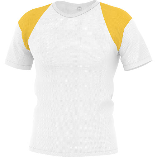 Regular T-Shirt Individuell - Vollflächiger Druck , goldgelb, Polyester, S, 68,00cm x 96,00cm (Länge x Breite), Bild 1