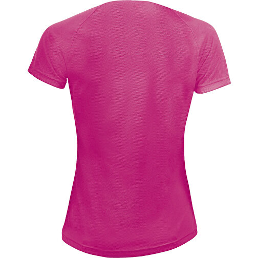 T-Shirt - Sporty Women , Sol´s, neon pink, Polyester, M, 64,00cm x 47,00cm (Länge x Breite), Bild 2