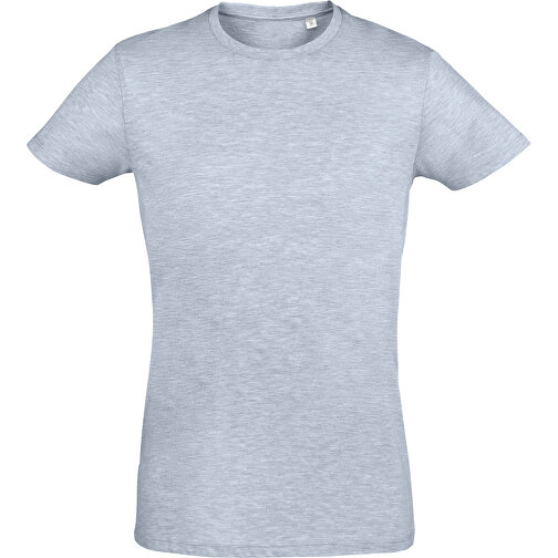 T-Shirt - Regent Fit , Sol´s, heide-himmelsblau, Baumwolle, L, 74,00cm x 54,00cm (Länge x Breite), Bild 1