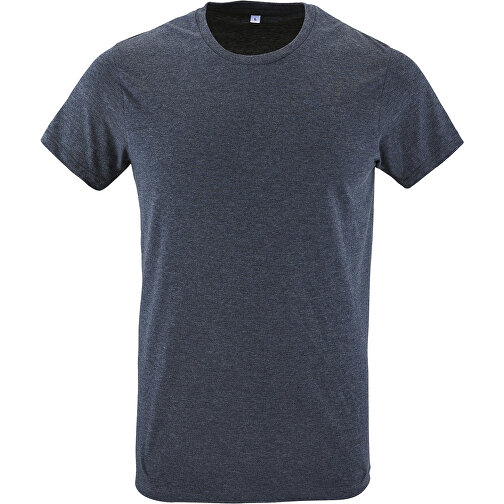 T-Shirt - Regent Fit , Sol´s, heide-jeans, Baumwolle, M, 72,00cm x 51,00cm (Länge x Breite), Bild 1