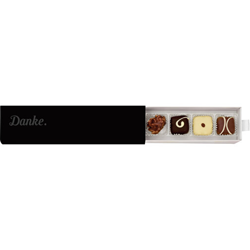 Caja de agradecimiento 'Chocolates hechos a mano' - negra, Imagen 1