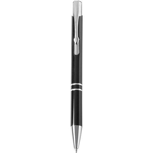 Aluminium-Kugelschreiber TUCSON , schwarz, Aluminium / Kunststoff, 13,70cm (Länge), Bild 1