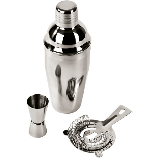 Set shaker per cocktail in acciaio inox BARKEEPER (argento