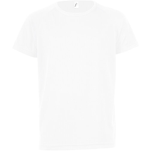 T-Shirt - Sporty Kids , Sol´s, weiss, Polyester, 3XL, 130,00cm x 140,00cm (Länge x Breite), Bild 1
