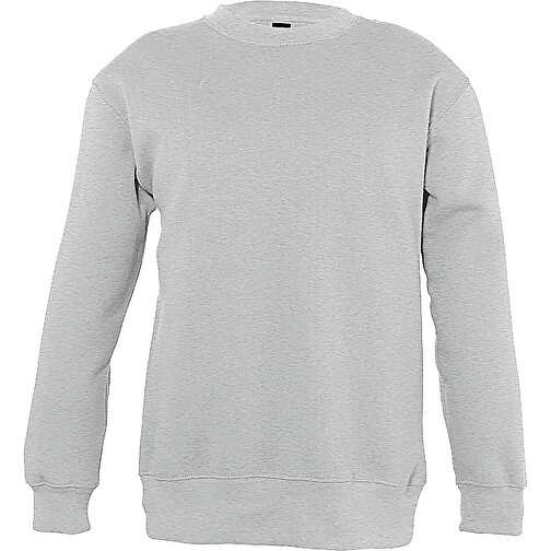 Sweatshirt - New Supreme Kids , Sol´s, graue melange, Mischgewebe Polyester/Baumwolle, XXL, 118,00cm x 128,00cm (Länge x Breite), Bild 1