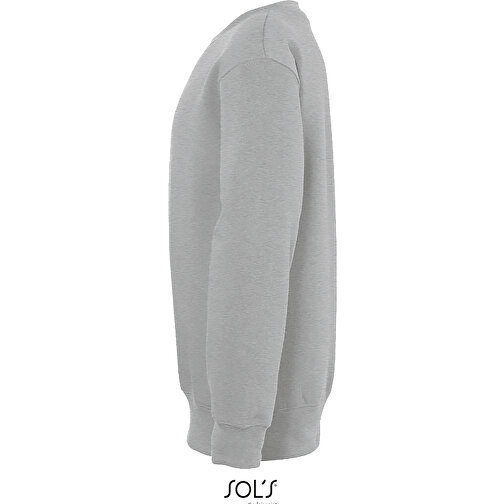 Sweatshirt - New Supreme Kids , Sol´s, graue melange, Mischgewebe Polyester/Baumwolle, L, 96,00cm (Länge), Bild 3