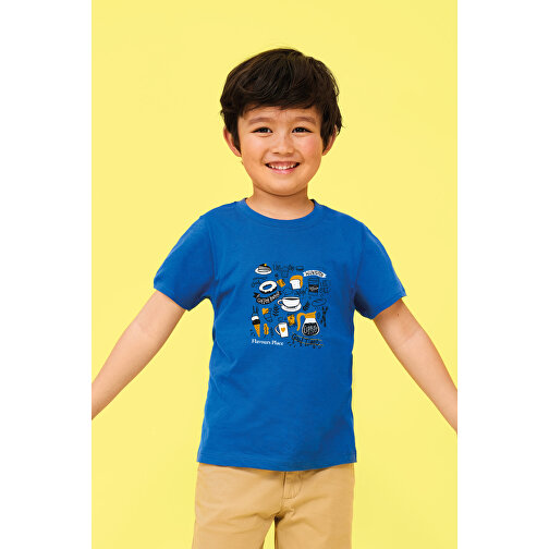 T-Shirt - Regent Kids , Sol´s, weiß, Baumwolle, XL, 106,00cm x 116,00cm (Länge x Breite), Bild 4