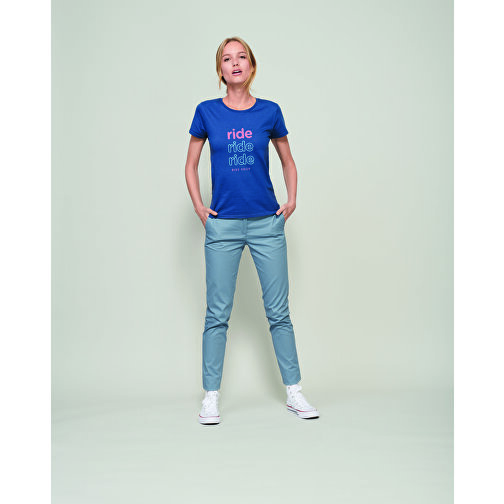 T-Shirt - Crusader Women , Sol´s, graue melange, Organische Baumwolle, XL, 67,00cm x 50,00cm (Länge x Breite), Bild 4