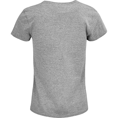 T-Shirt - Crusader Women , Sol´s, graue melange, Organische Baumwolle, S, 61,00cm x 41,00cm (Länge x Breite), Bild 2