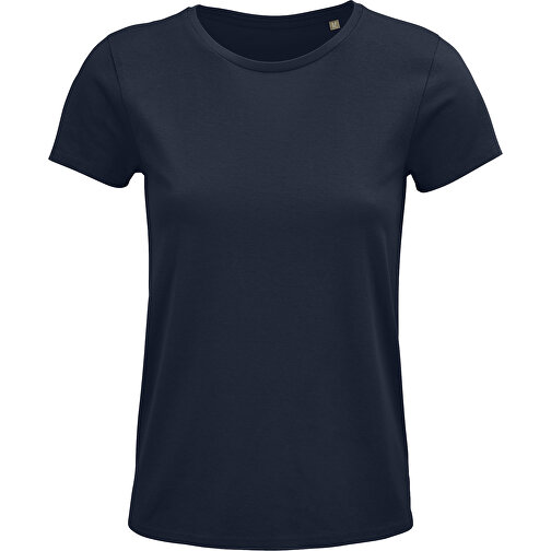 T-Shirt - Crusader Women , Sol´s, französische navy, Organische Baumwolle, S, 61,00cm x 41,00cm (Länge x Breite), Bild 1