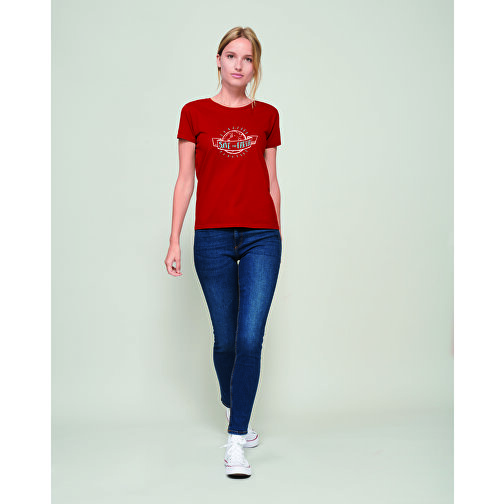 T-Shirt - Pioneer Women , Sol´s, weiß, Organische Baumwolle, M, 63,00cm x 44,00cm (Länge x Breite), Bild 4