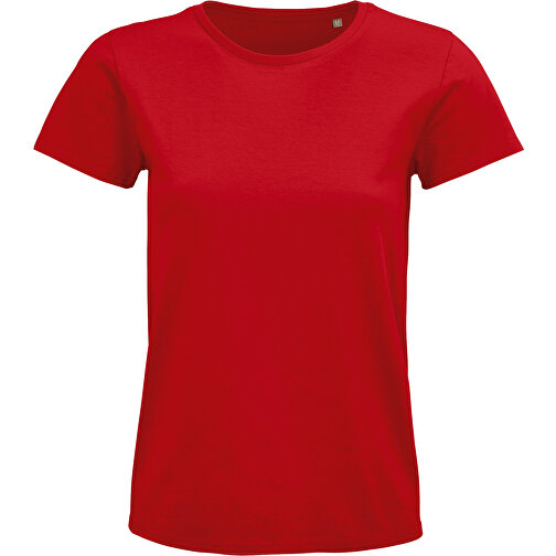 T-Shirt - Pioneer Women , Sol´s, rot, Organische Baumwolle, XXL, 69,00cm x 53,00cm (Länge x Breite), Bild 1