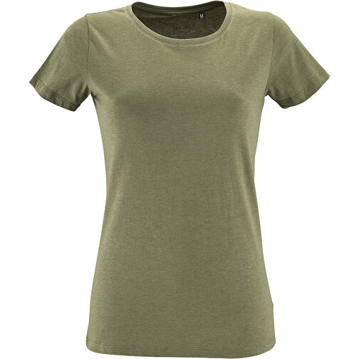 T-Shirt - Regent Fit Women , Sol´s, heide-khaki, Gekämmte Baumwolle, S, 61,00cm x 41,00cm (Länge x Breite), Bild 1