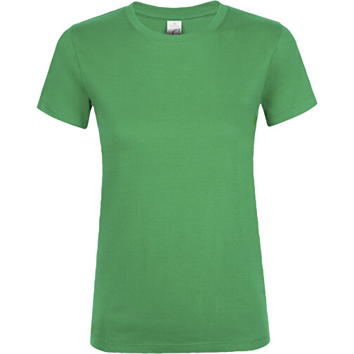 T-Shirt - Regent Women , Sol´s, grasgrün, Baumwolle, L, 65,00cm x 47,00cm (Länge x Breite), Bild 1