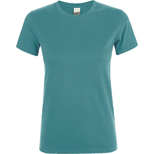T-Shirt - Regent Women , Sol´s, entenblau, Baumwolle, L, 65,00cm x 47,00cm (Länge x Breite), Bild 1