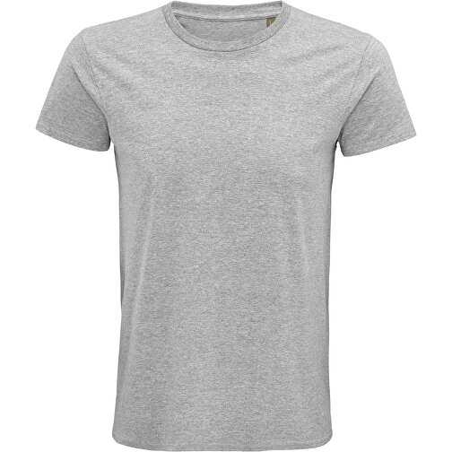 T-Shirt - Pioneer Men , Sol´s, graue melange, Organische Baumwolle, XL, 76,00cm x 57,00cm (Länge x Breite), Bild 1