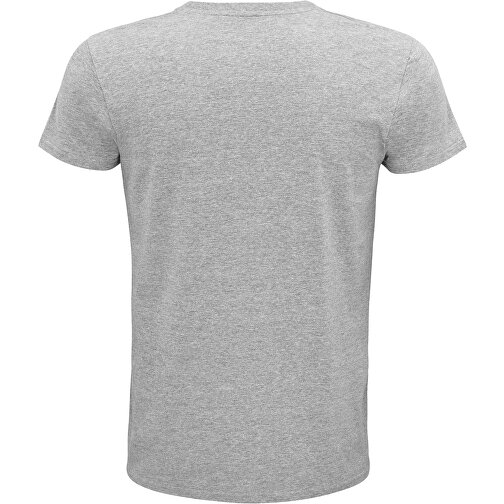 T-Shirt - Pioneer Men , Sol´s, graue melange, Organische Baumwolle, S, 70,00cm x 48,00cm (Länge x Breite), Bild 2