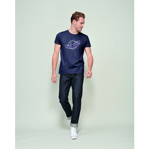 T-Shirt - Pioneer Men , Sol´s, graue melange, Organische Baumwolle, L, 74,00cm x 54,00cm (Länge x Breite), Bild 4