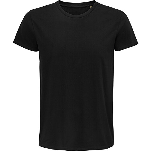 T-Shirt - Pioneer Men , Sol´s, tiefschwarz, Organische Baumwolle, 4XL, 82,00cm x 66,00cm (Länge x Breite), Bild 1