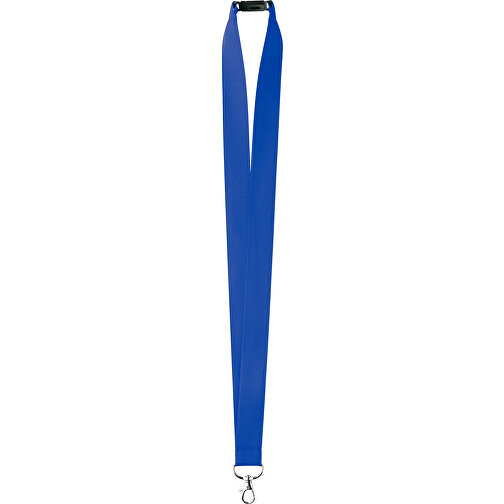 25 Mm Satin Sicherheits Lanyard , blau, Satin, 90,00cm x 2,50cm (Länge x Breite), Bild 1