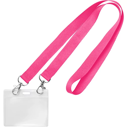 Lanyard de 15 mm avec 2 mousquetons métalliques, Image 1