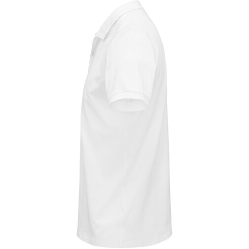 Polo Shirt - Planet Men , Sol´s, weiß, Organische Baumwolle, XXL, 78,00cm x 61,00cm (Länge x Breite), Bild 3