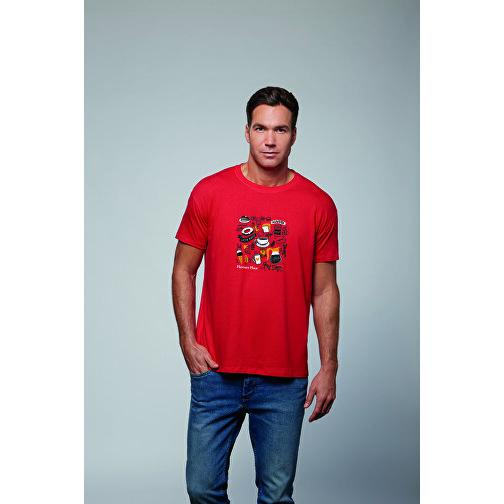 T-Shirt - Regent , Sol´s, entenblau, Baumwolle, L, 74,00cm x 56,00cm (Länge x Breite), Bild 4