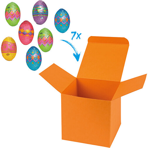 ColorBox Happy Eggs - Orange , orange, Pappe, 5,50cm x 5,50cm x 5,50cm (Länge x Höhe x Breite), Bild 1