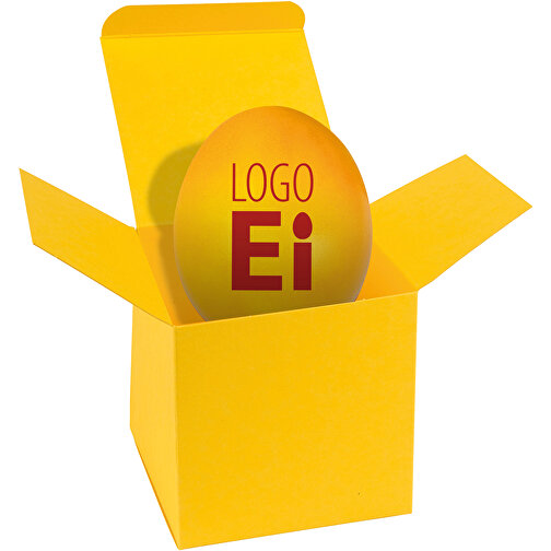 ColorBox LogoEi - Gelb - Gelb , gelb, Pappe, 5,50cm x 5,50cm x 5,50cm (Länge x Höhe x Breite), Bild 1